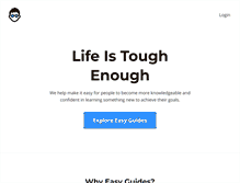 Tablet Screenshot of easyguides.com